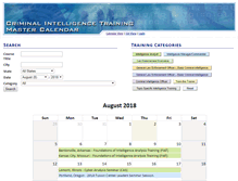 Tablet Screenshot of mastercalendar.ncirc.gov